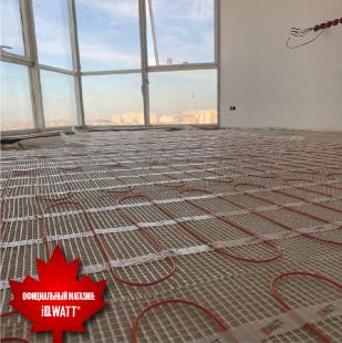 Тонкий самоклеящийся греющий мат IQ FLOOR MAT 150 Вт/м.кв - 4,5м²