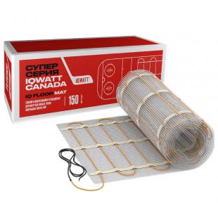 Тонкий самоклеящийся греющий мат IQ FLOOR MAT 150 Вт/м.кв - 15м²