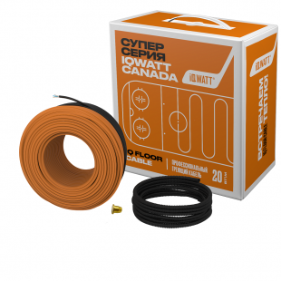 Греющий кабель IQ FLOOR CABLE 20 Вт/м - 120 м