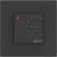 Электронный терморегулятор механическое управление IQ THERMOSTAT D black 