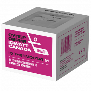 Терморегулятор с ручным управлением IQ THERMOSTAT M (ivory)
