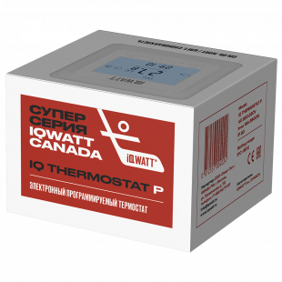 Терморегулятор с ЖК-дисплеем IQ THERMOSTAT Р (white)