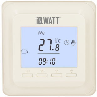 Терморегулятор с ЖК-дисплеем IQ THERMOSTAT Р (ivory)