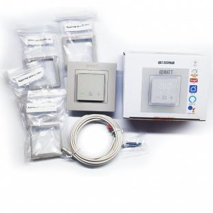 Электронный программируемый термостат IQ THERMOSTAT D песочный WI-FI