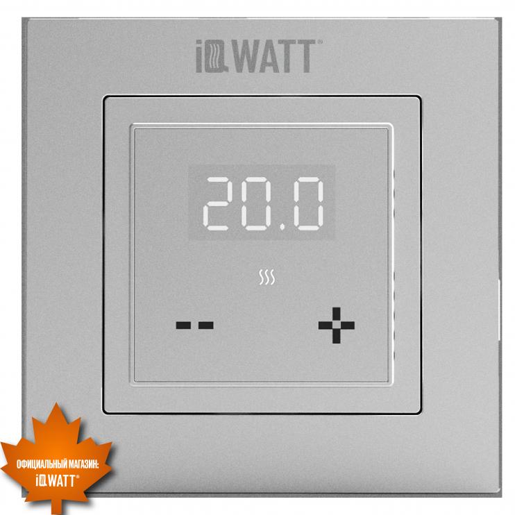 Электронный термостат IQ THERMOSTAT D серебристый металлик