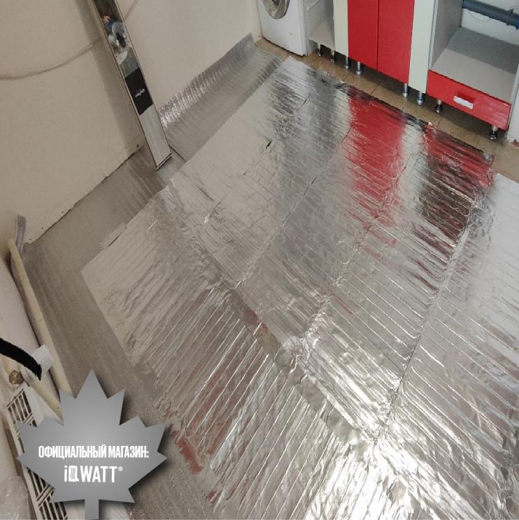 Ультратонкий греющий мат IQ LAMINATE MAT 150 Вт/м.кв - 8,0м²