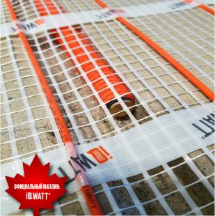 Тонкий самоклеящийся греющий мат IQ FLOOR MAT 150 Вт/м.кв - 14м²