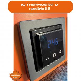 Электронный программируемый термостат IQ THERMOSTAT D black WI-FI