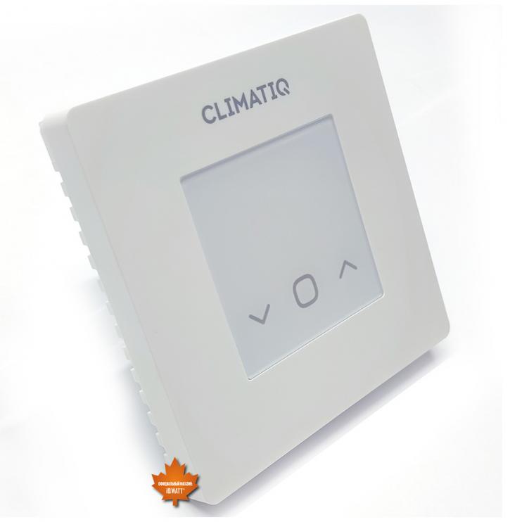Электронный программируемый терморегулятор CLIMATIQ FD WI-FI белый