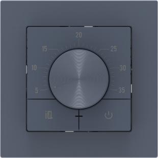 Электронный терморегулятор механическое управление IQ THERMOSTAT Dm графит